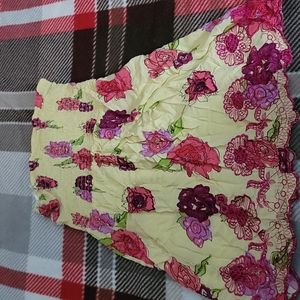 A yellow flower dress